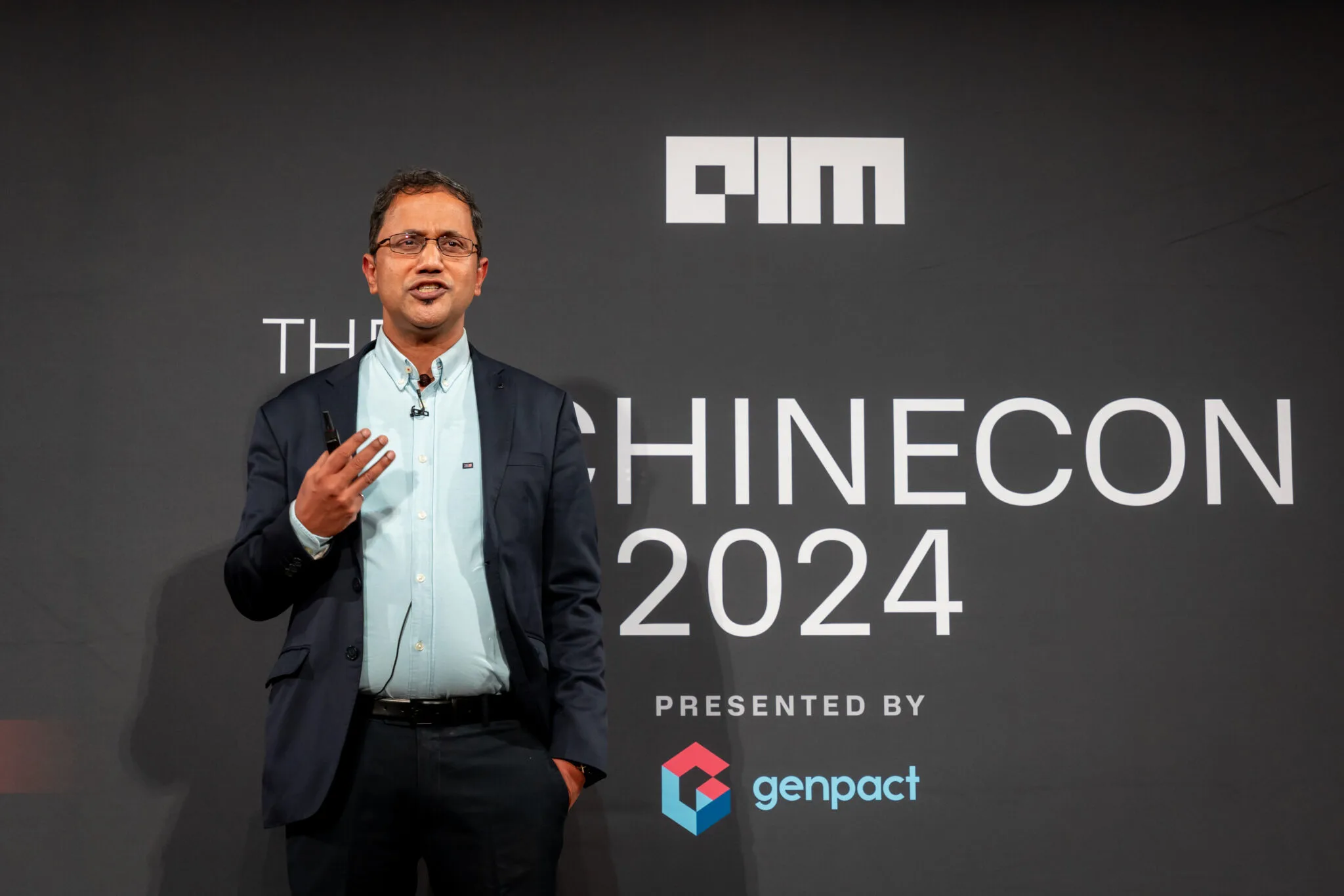 Keynote on the main stage at MachineCon New York 2024