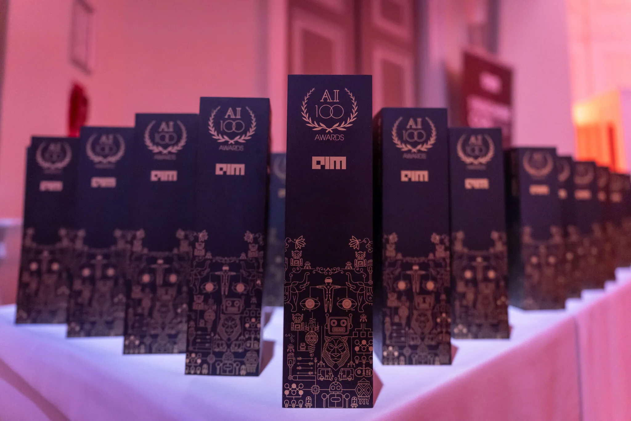 AI150 awards on display at MachineCon New York 2024