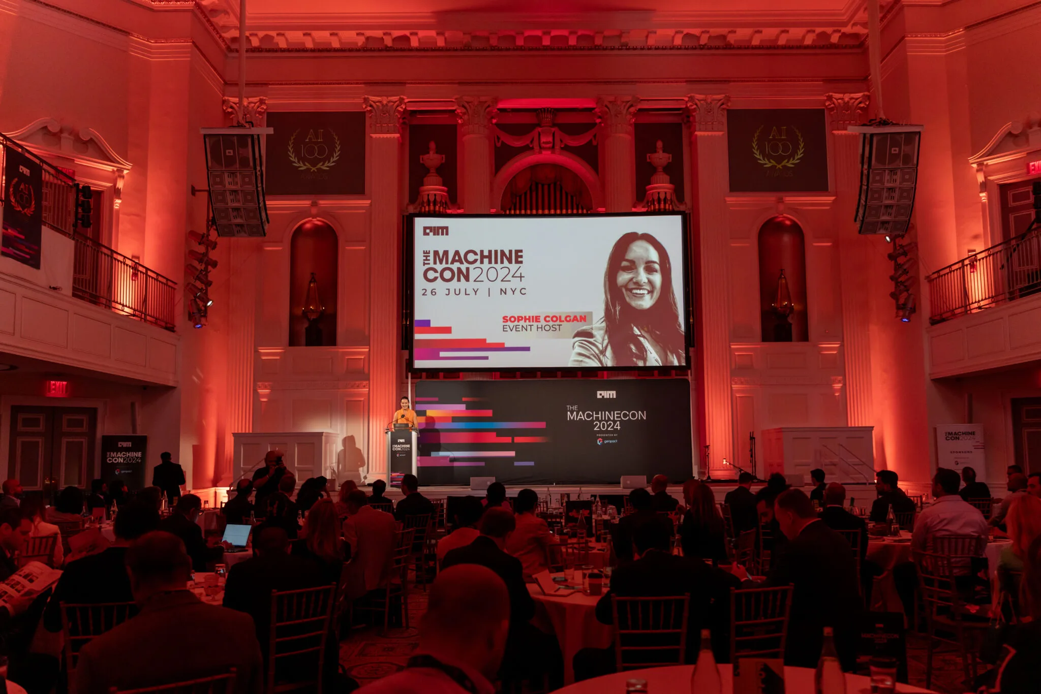 Speaker at the main stage at MachineCon New York 2024