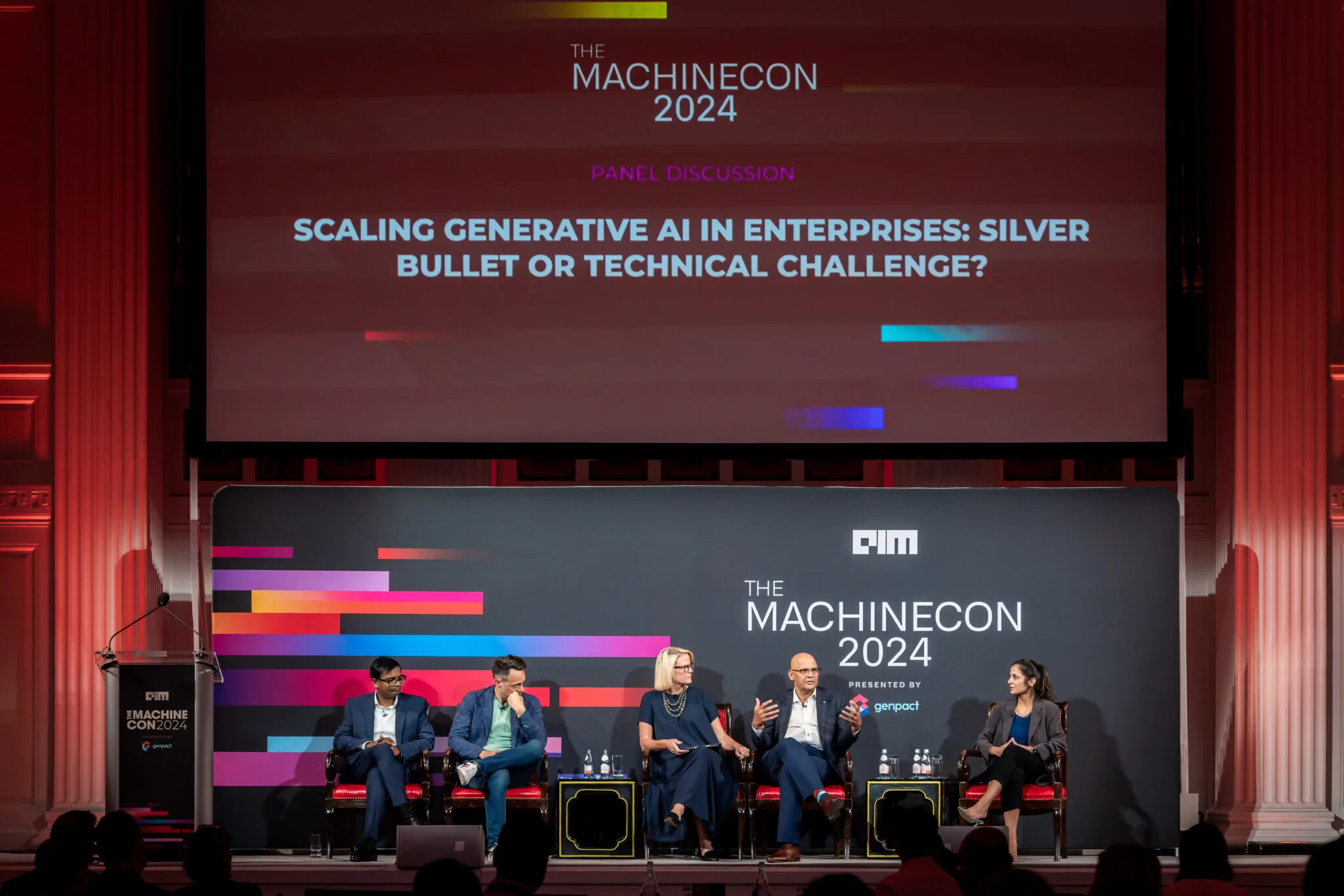 Panel discussion on generative AI at MachineCon New York 2024