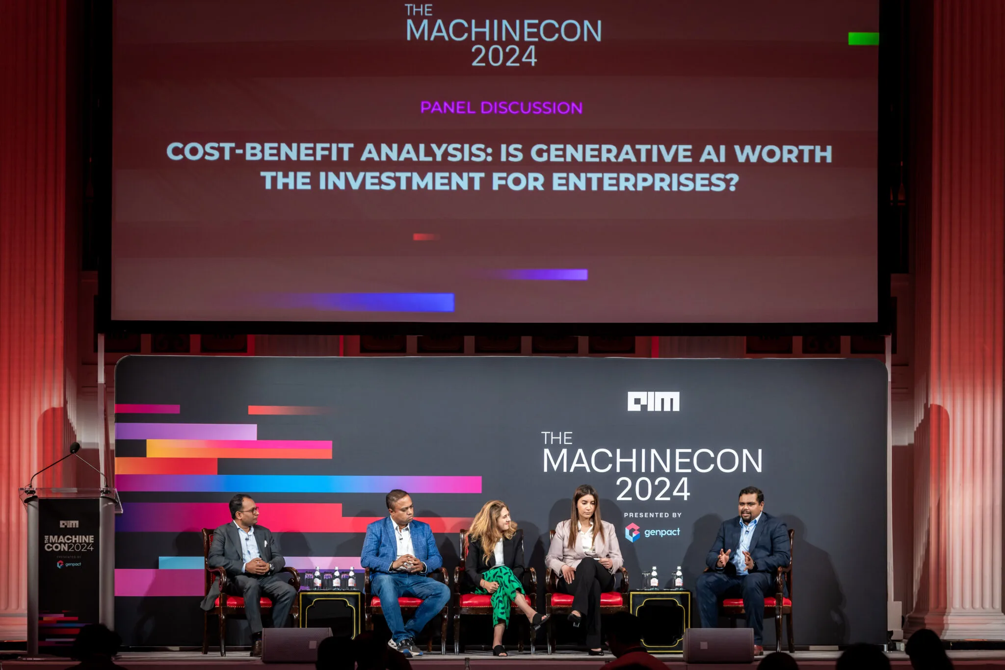 Panel discussion on generative AI at MachineCon New York 2024