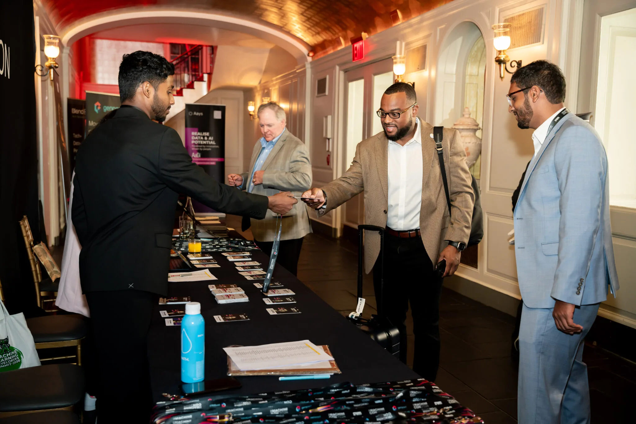 Networking at MachineCon New York 2024