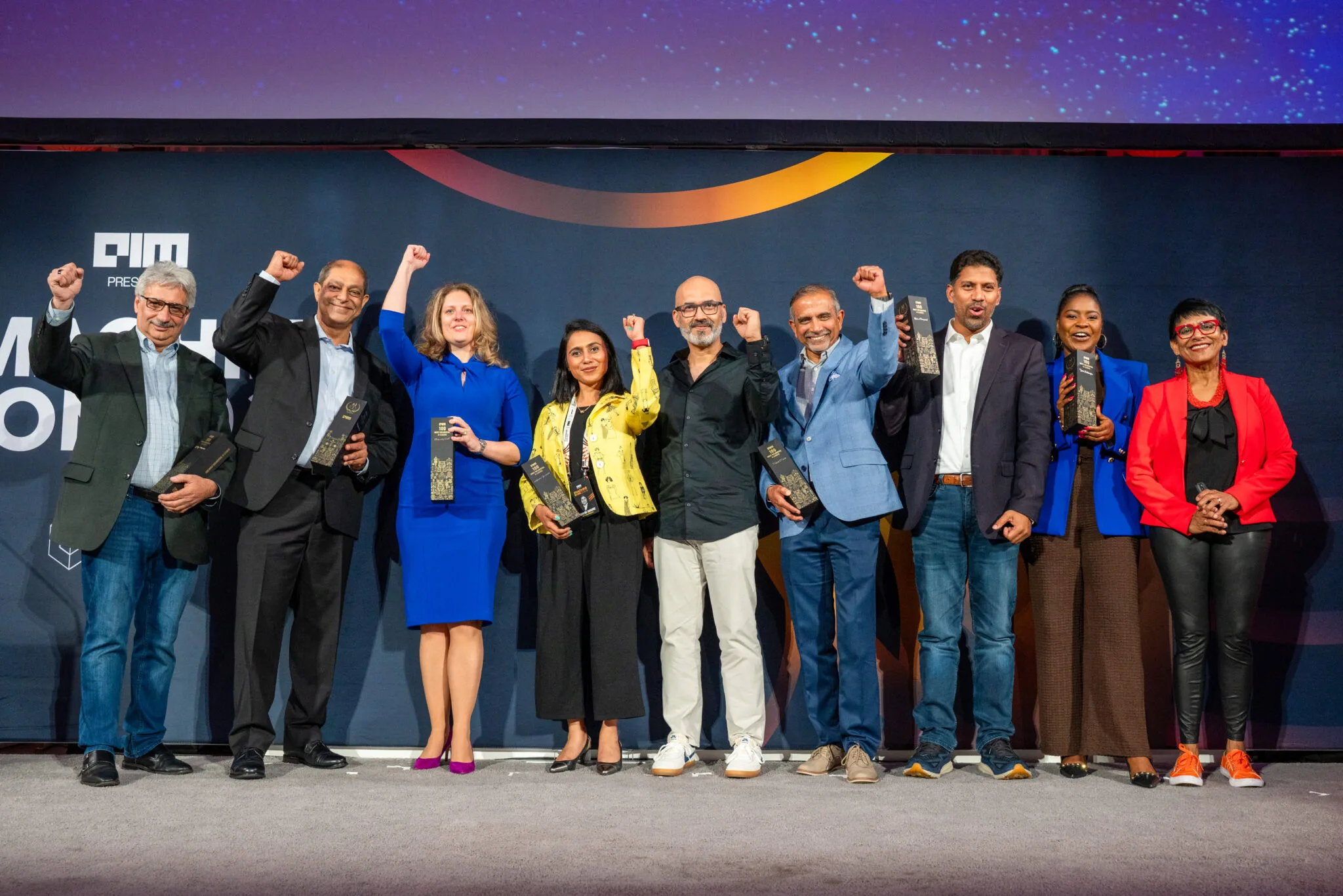 AI150 honourees on stage at MachineCon New York 2025