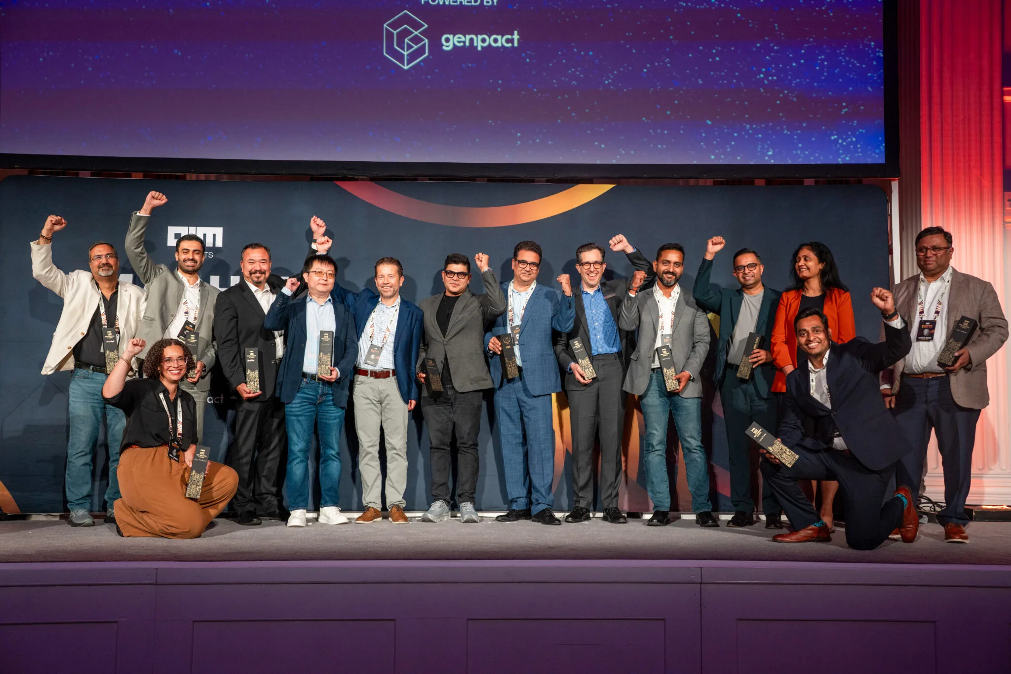 AI150 award winners on stage at MachineCon New York 2025