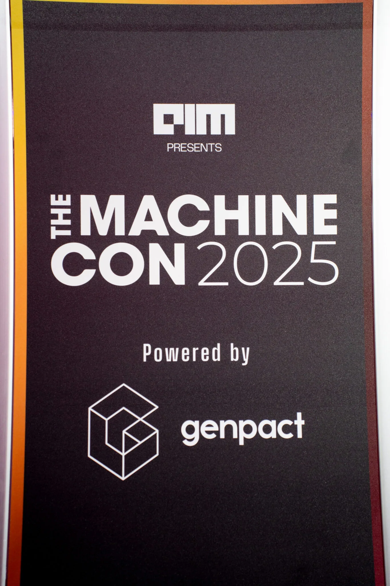 MachineCon 2025 event banner at MachineCon New York 2025