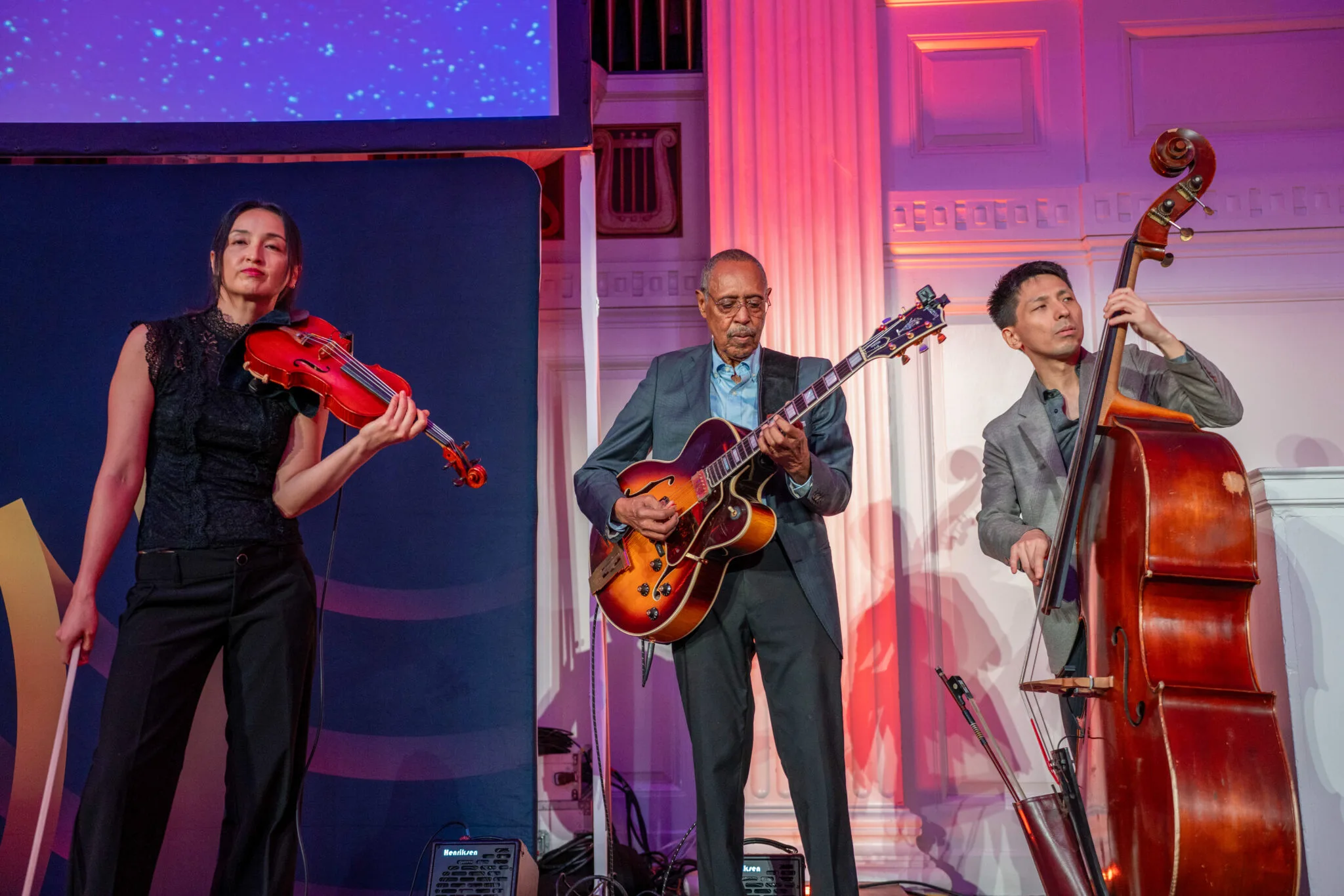 Live music performance on stage at MachineCon New York 2025